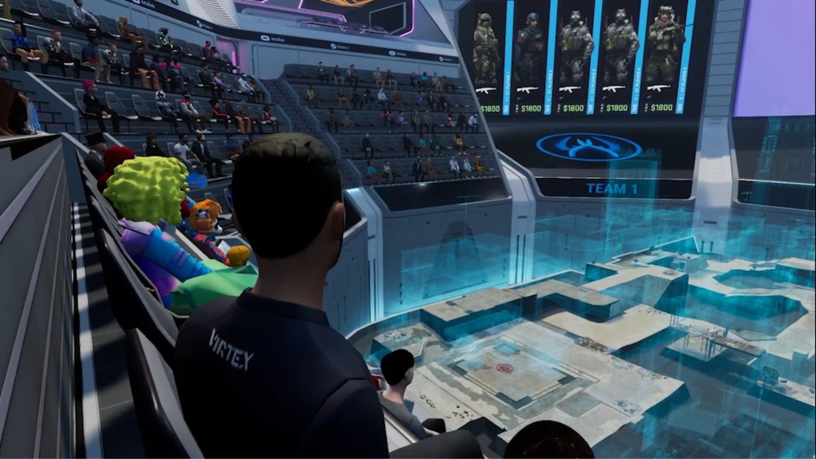 Virtual stadium experience